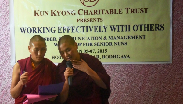 Kun Kyong Arranges Training for Nuns in Gender, Management, and Communication